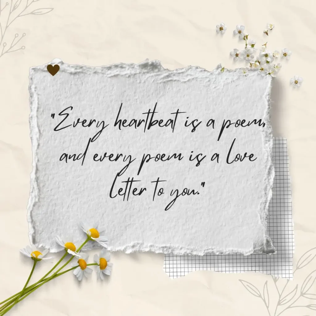 Romantic Poetry Quotes to Express Deep Love