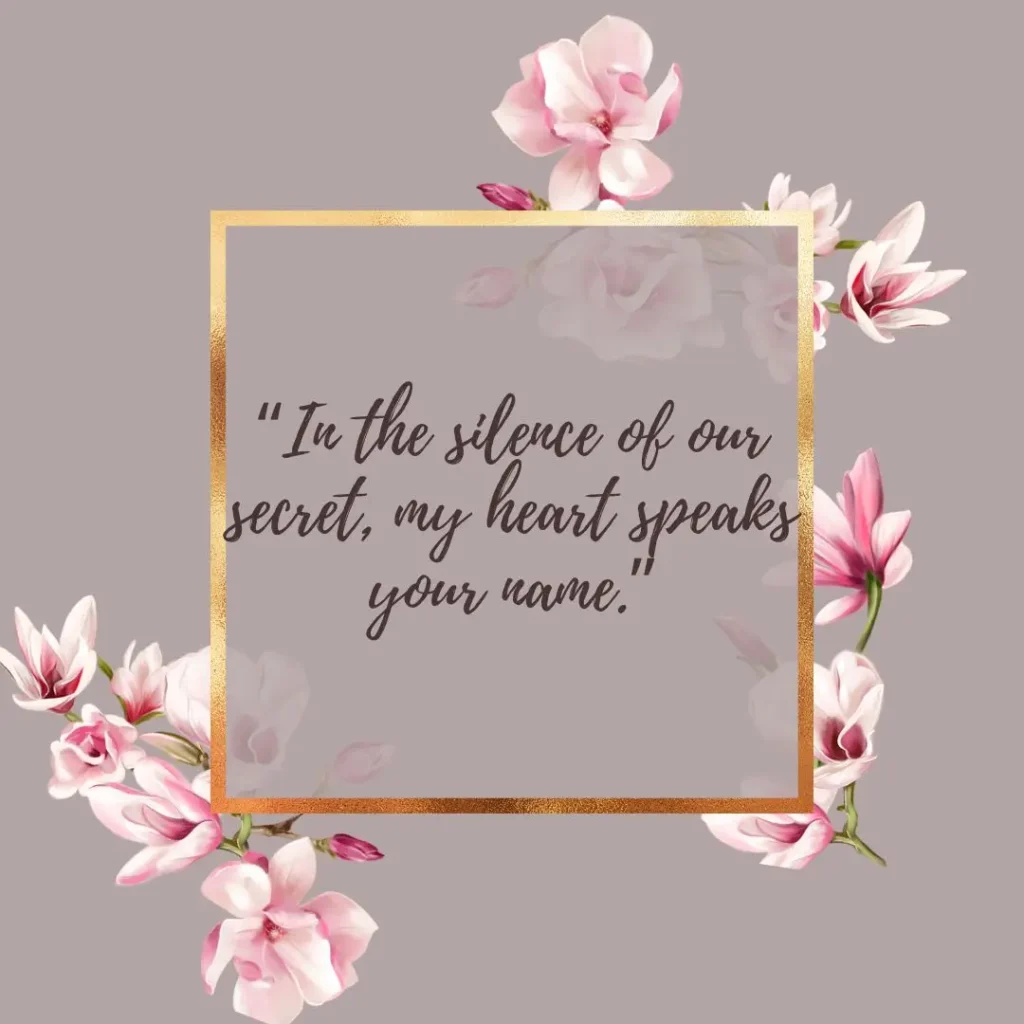 Secret Lovers Quotes That Speak the Language of Hidden Hearts