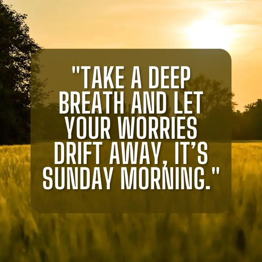Refreshing Sunday Morning Quotes to Brighten Your Soul and Start the Week Right