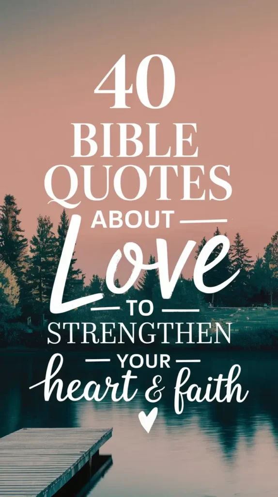 Bible Quotes About Love to Strengthen Your Heart & Faith