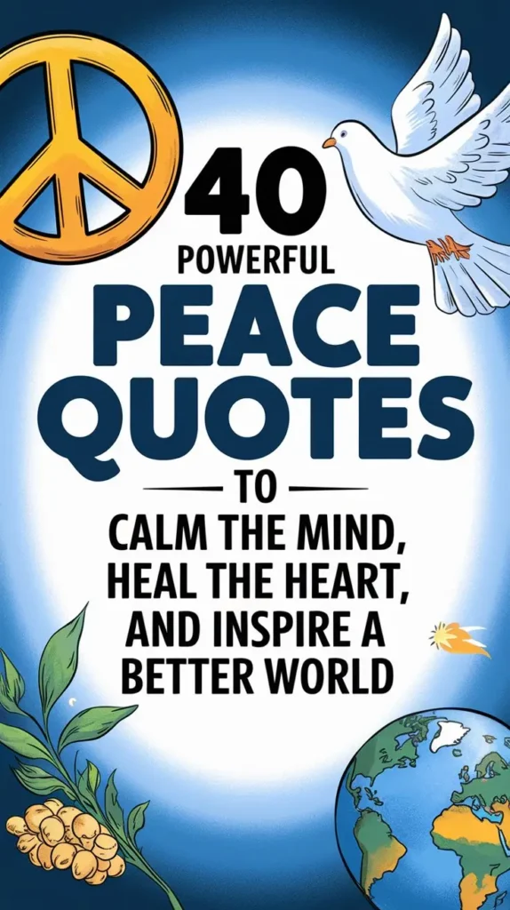 Powerful Peace Quotes to Calm the Mind, Heal the Heart, and Inspire a Better World