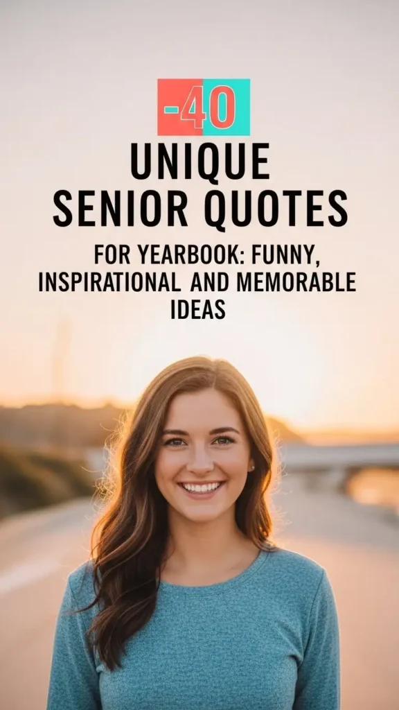 Unique Senior Quotes for Yearbook: Funny, Inspirational, and Memorable Ideas Unique Senior Quotes for Yearbook: Funny, Inspirational, and Memorable Ideas
