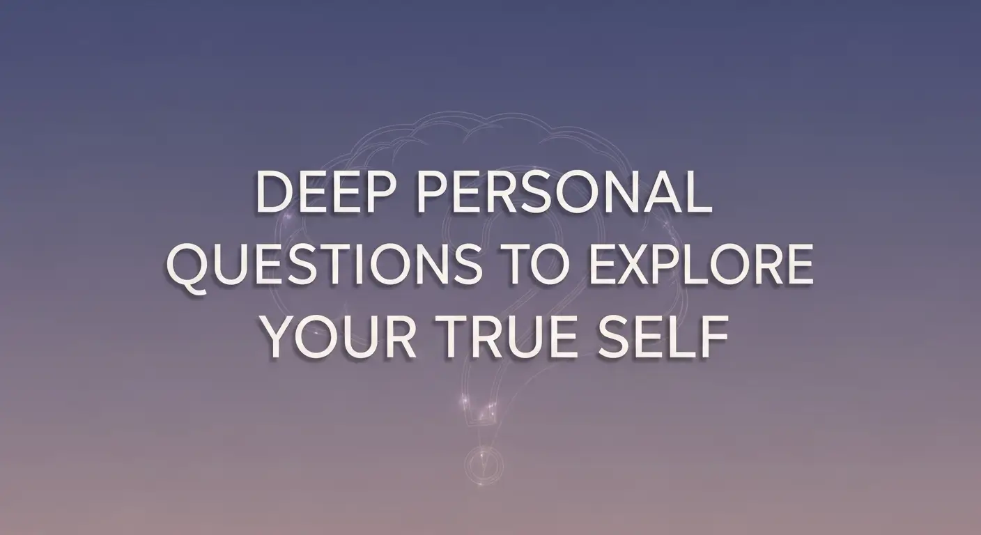 Deep Personal Questions to Explore Your True Self