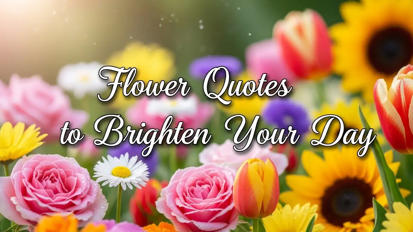Flower Quotes to Brighten Your Day