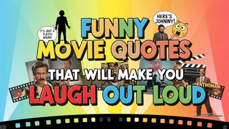 Funny Movie Quotes That Will Make You Laugh Out Loud