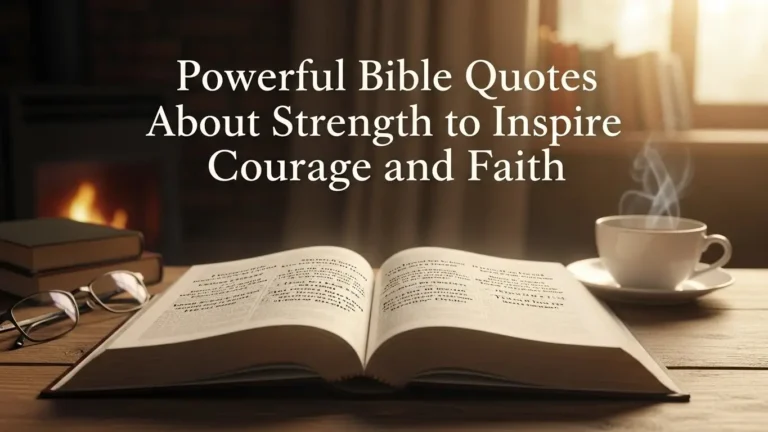 Powerful Bible Quotes About Strength to Inspire Courage and Faith