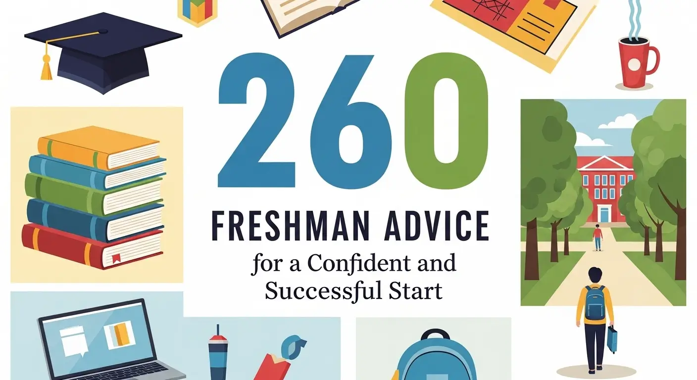 260 Freshman Advice for a Confident and Successful Start