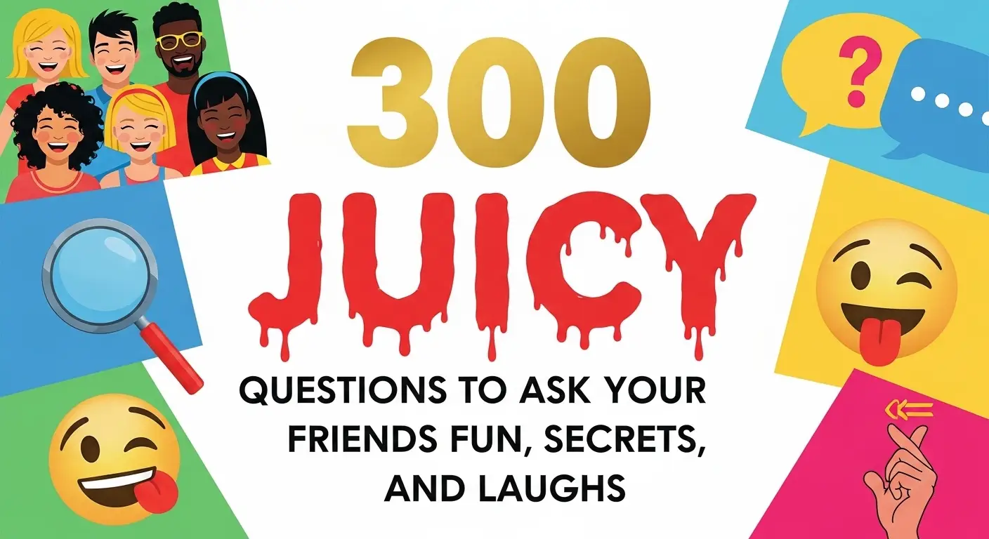 300 Juicy Questions to Ask Your Friends for Fun, Secrets, and Laughs