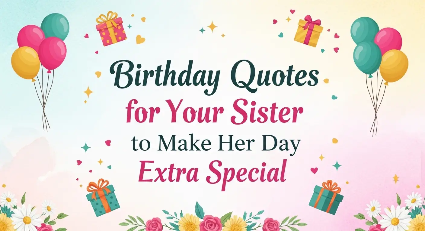 Birthday Quotes for Your Sister to Make Her Day Extra Special