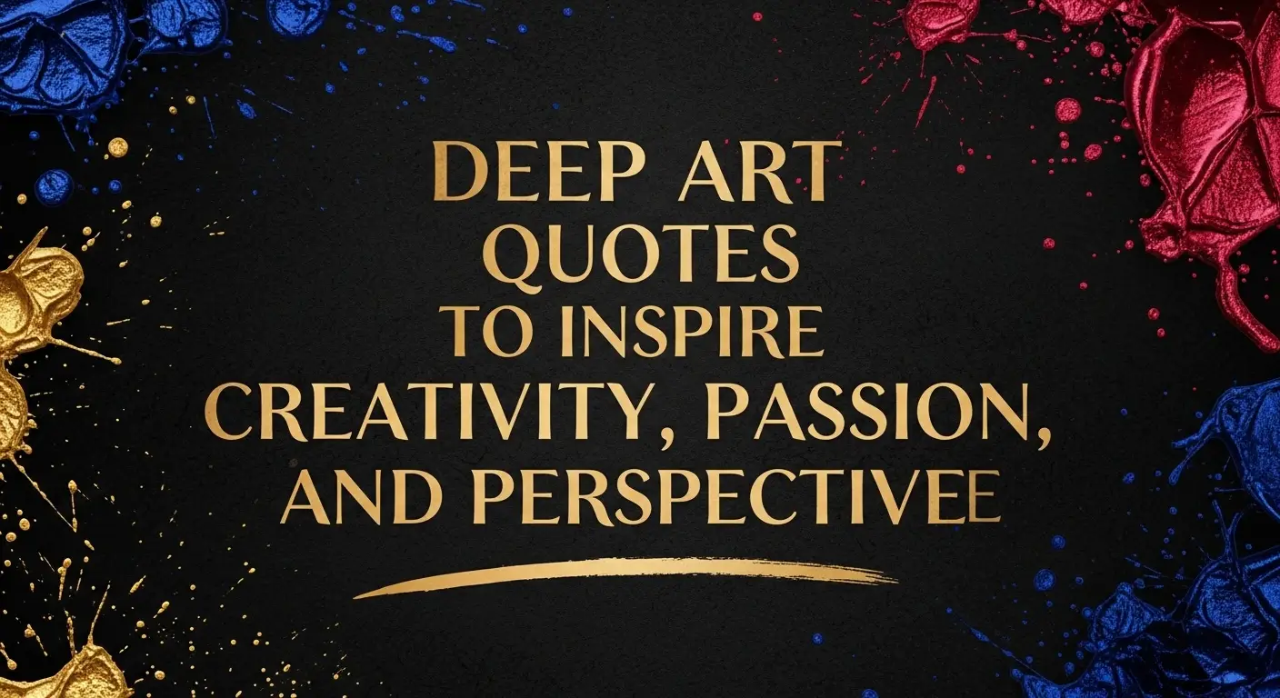 Deep Art Quotes to Inspire Creativity, Passion, and Perspective