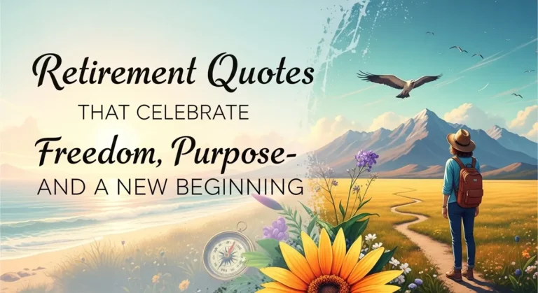 Retirement Quotes That Celebrate Freedom, Purpose, and a New Beginning