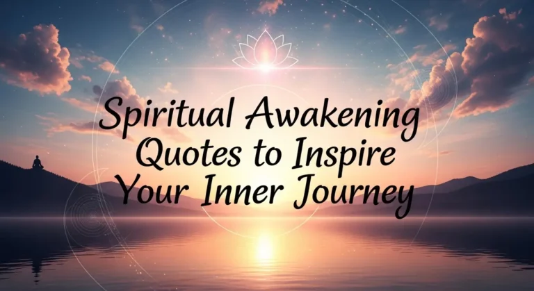 Spiritual Awakening Quotes to Inspire Your Inner Journey