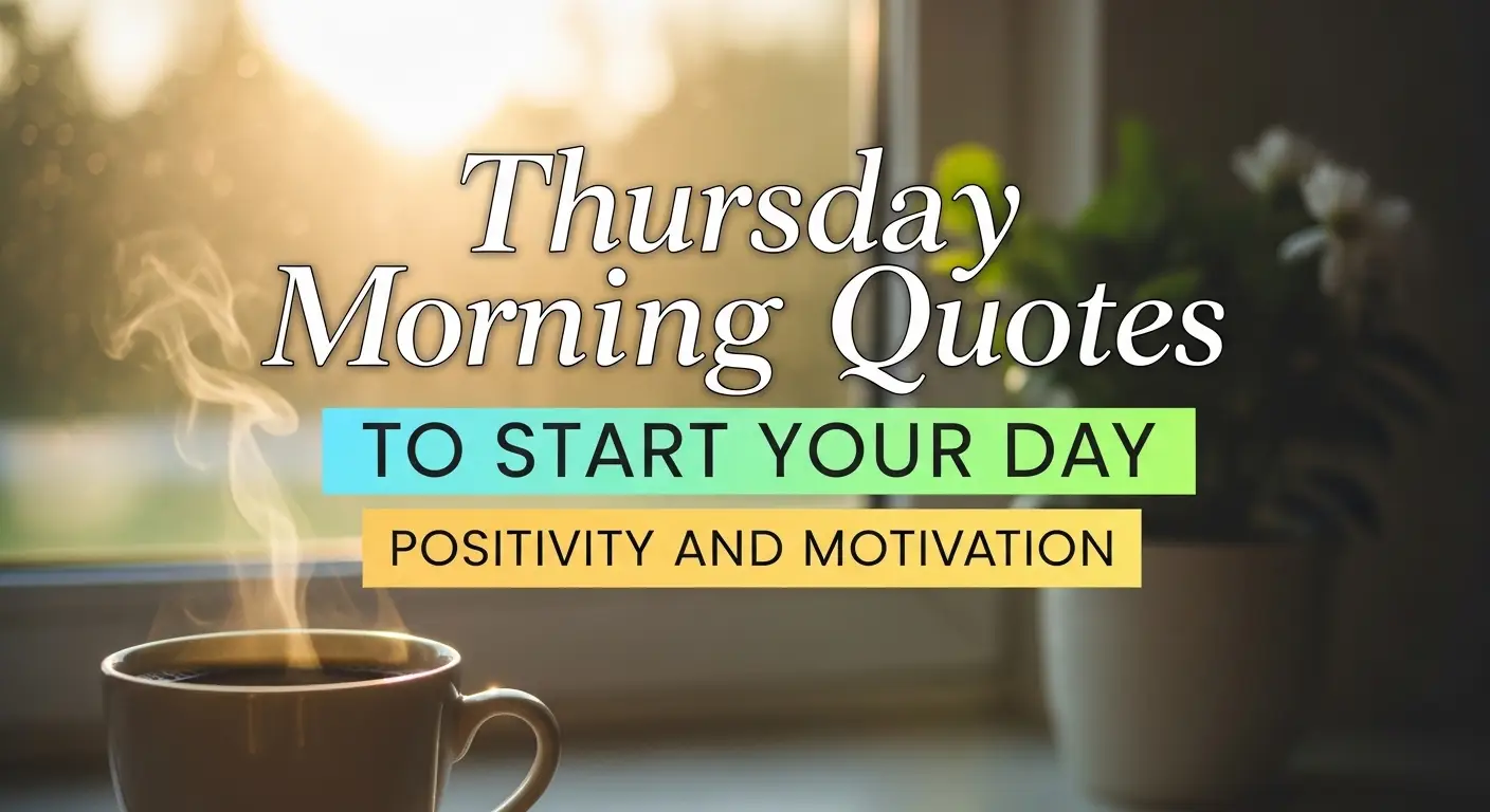 Thursday Morning Quotes to Start Your Day with Positivity and Motivation