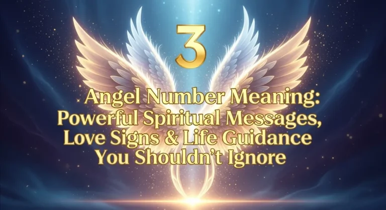 3 Angel Number Meaning: Powerful Spiritual Messages, Love Signs & Life Guidance You Shouldn’t Ignore