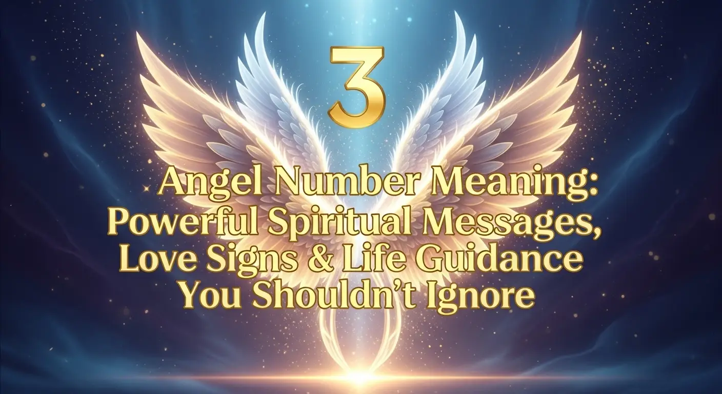 3 Angel Number Meaning: Powerful Spiritual Messages, Love Signs & Life Guidance You Shouldn’t Ignore
