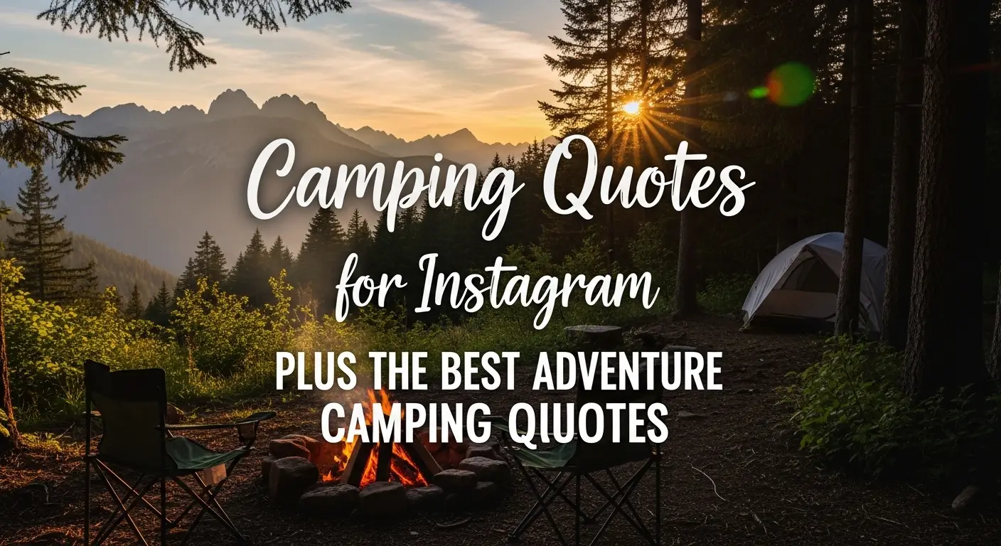 Camping Quotes for Instagram Plus the Best Adventure Camping Quotes