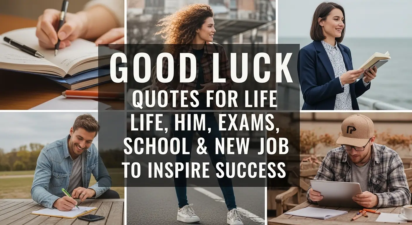 Good Luck Quotes for Life, Him, Exams, School & New Job to Inspire Success
