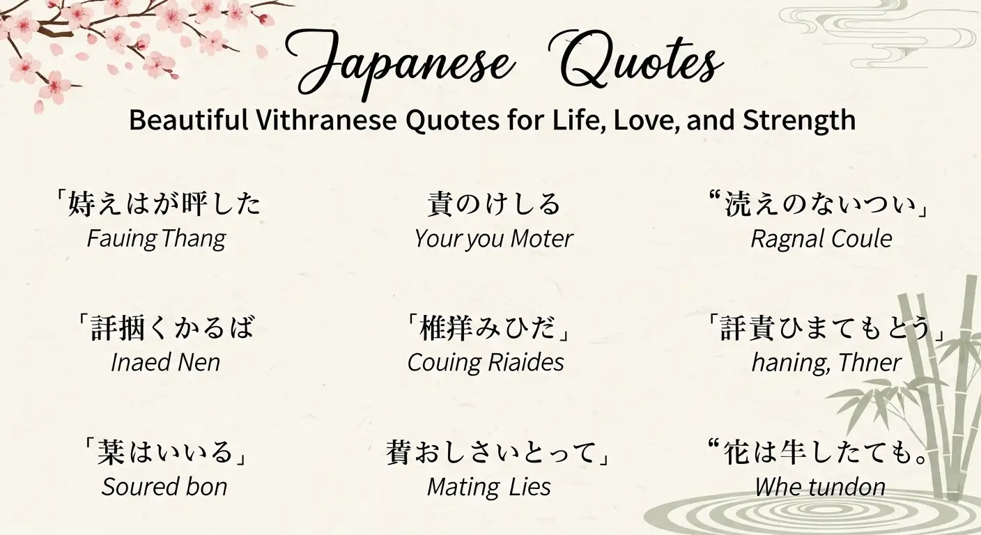 Japanese Quotes With Translation: Beautiful Japanese Quotes for Life, Love, and Strength