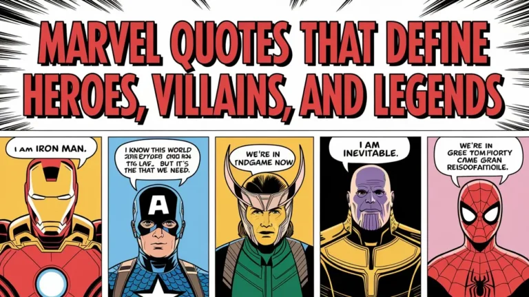 Marvel Quotes That Define Heroes, Villains, and Legends