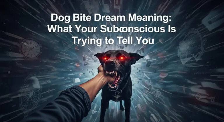 Dog Bite Dream Meaning: What Your Subconscious Is Trying to Tell You