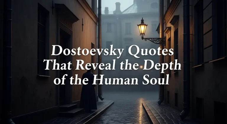 Dostoevsky Quotes That Reveal the Depth of the Human Soul