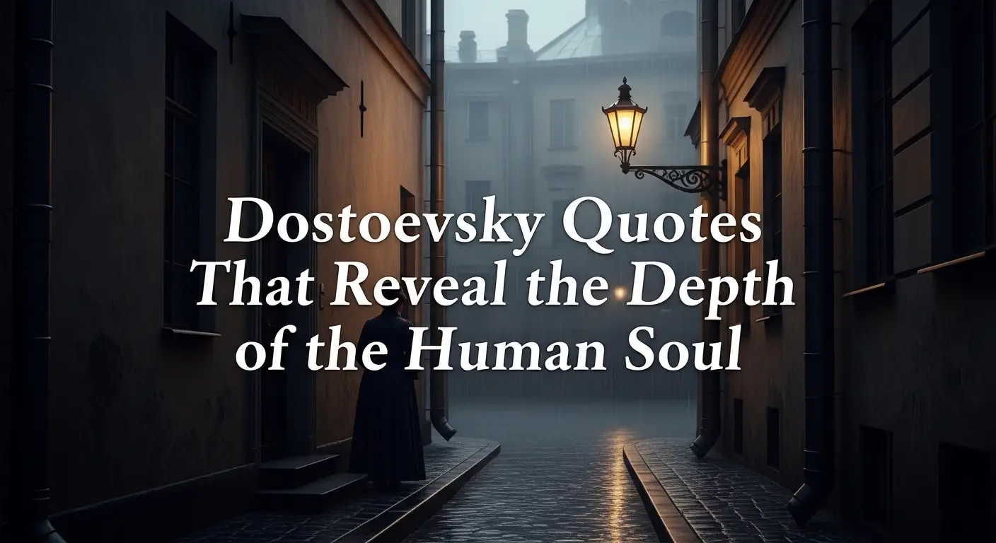 Dostoevsky Quotes That Reveal the Depth of the Human Soul