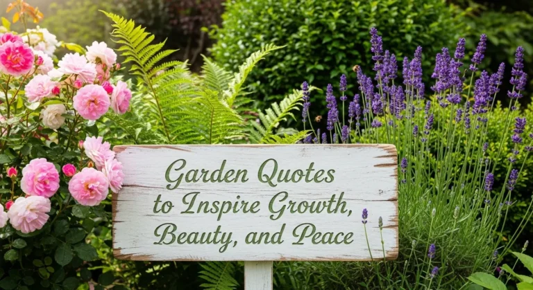 Garden Quotes to Inspire Growth, Beauty, and Peace