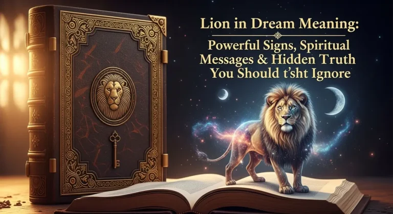 Lion in Dream Meaning: Powerful Signs, Spiritual Messages & Hidden Truths You Shouldn’t Ignore