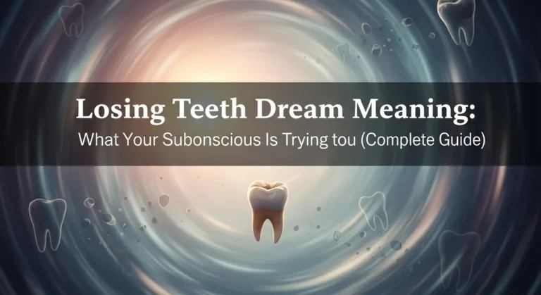 Losing Teeth Dream Meaning: What Your Subconscious Is Trying to Tell You (Complete Guide)