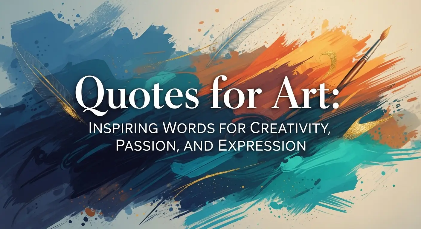 Quotes for Art: Inspiring Words for Creativity, Passion, and Expression