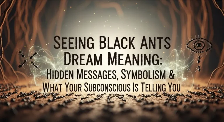 Seeing Black Ants Dream Meaning: Hidden Messages, Symbolism & What Your Subconscious Is Telling You