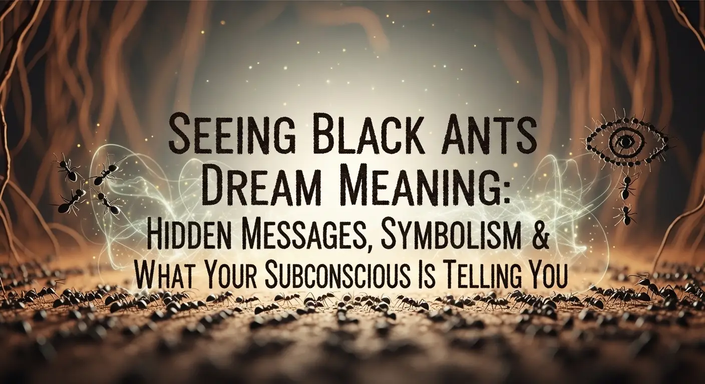 Seeing Black Ants Dream Meaning: Hidden Messages, Symbolism & What Your Subconscious Is Telling You