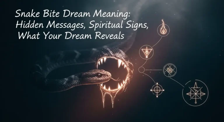 Snake Bite Dream Meaning: Hidden Messages, Spiritual Signs, and What Your Dream Reveals