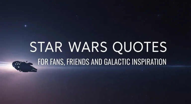 Star Wars Quotes for Fans, Friends, and Galactic Inspiration