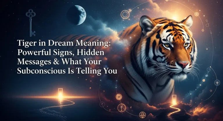 Tiger in Dream Meaning: Powerful Signs, Hidden Messages & What Your Subconscious Is Telling You
