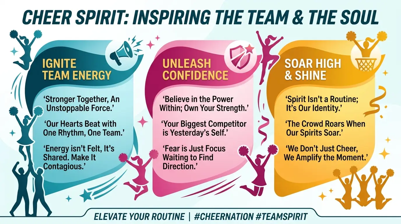 Cheer Quotes to Inspire Spirit, Confidence, and Team Energy