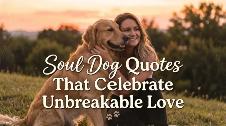 Soul Dog Quotes That Celebrate Unbreakable Love