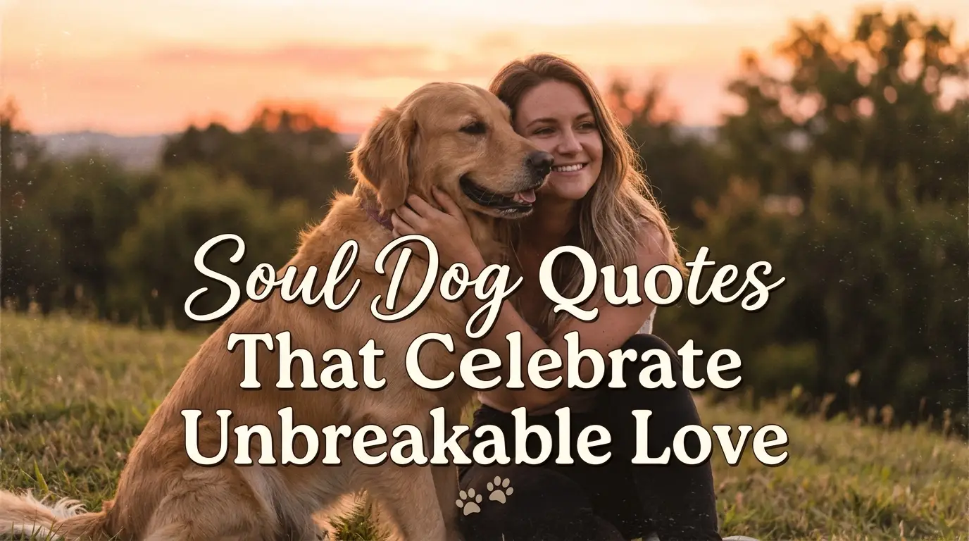 Soul Dog Quotes That Celebrate Unbreakable Love