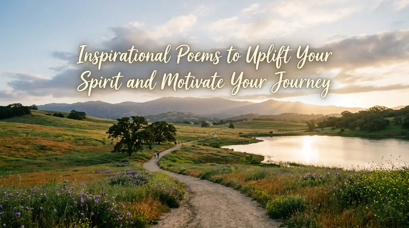 Inspirational Poems to Uplift Your Spirit and Motivate Your Journey