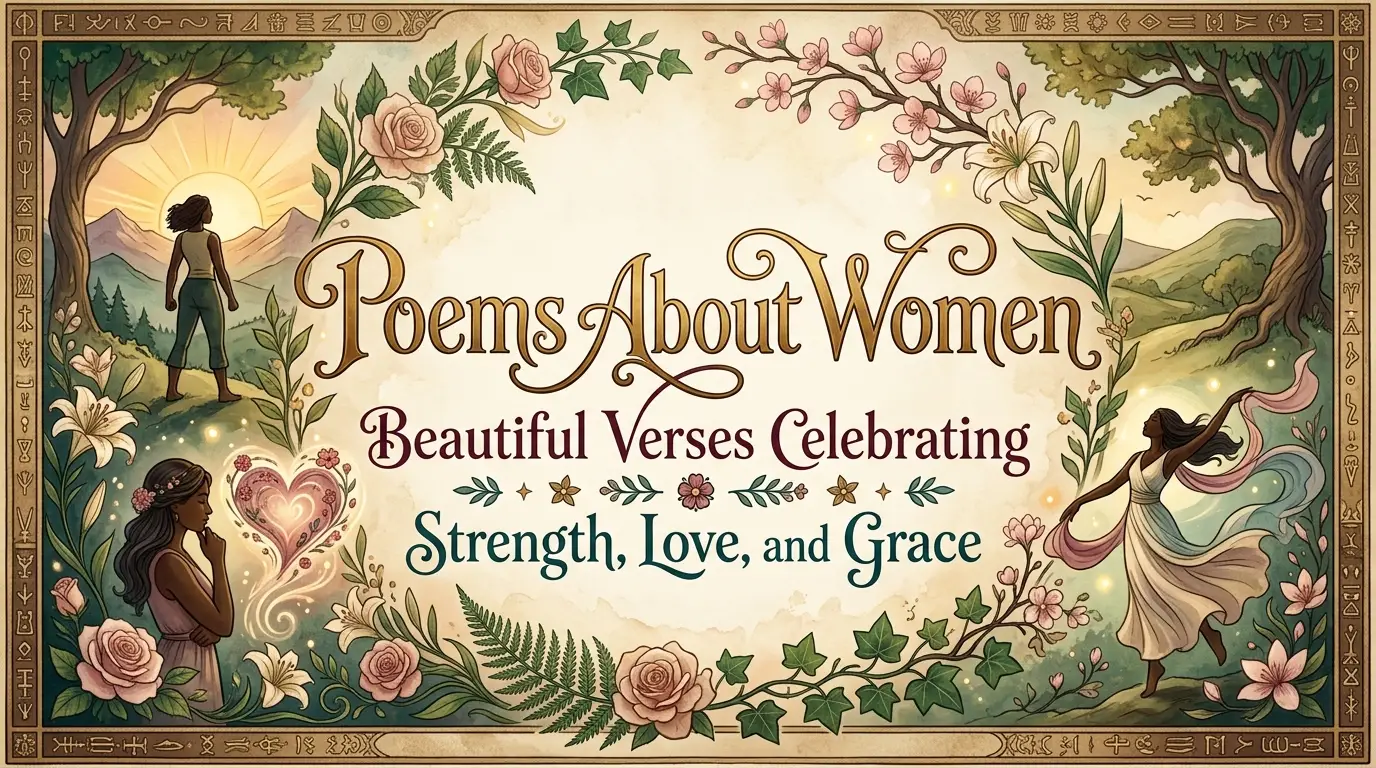 Poems About Women: Beautiful Verses Celebrating Strength, Love, and Grace