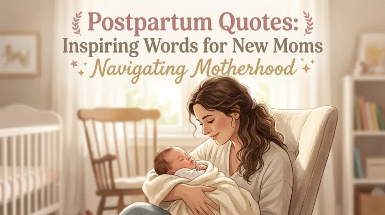 Postpartum Quotes Inspiring Words for New Moms Navigating Motherhood