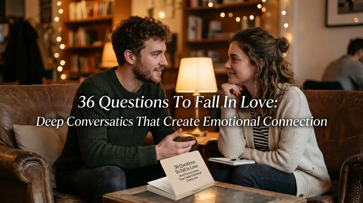 36 Questions To Fall In Love: Deep Conversations That Create Emotional Connection