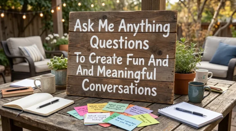 Ask Me Anything Questions To Create Fun And Meaningful Conversations