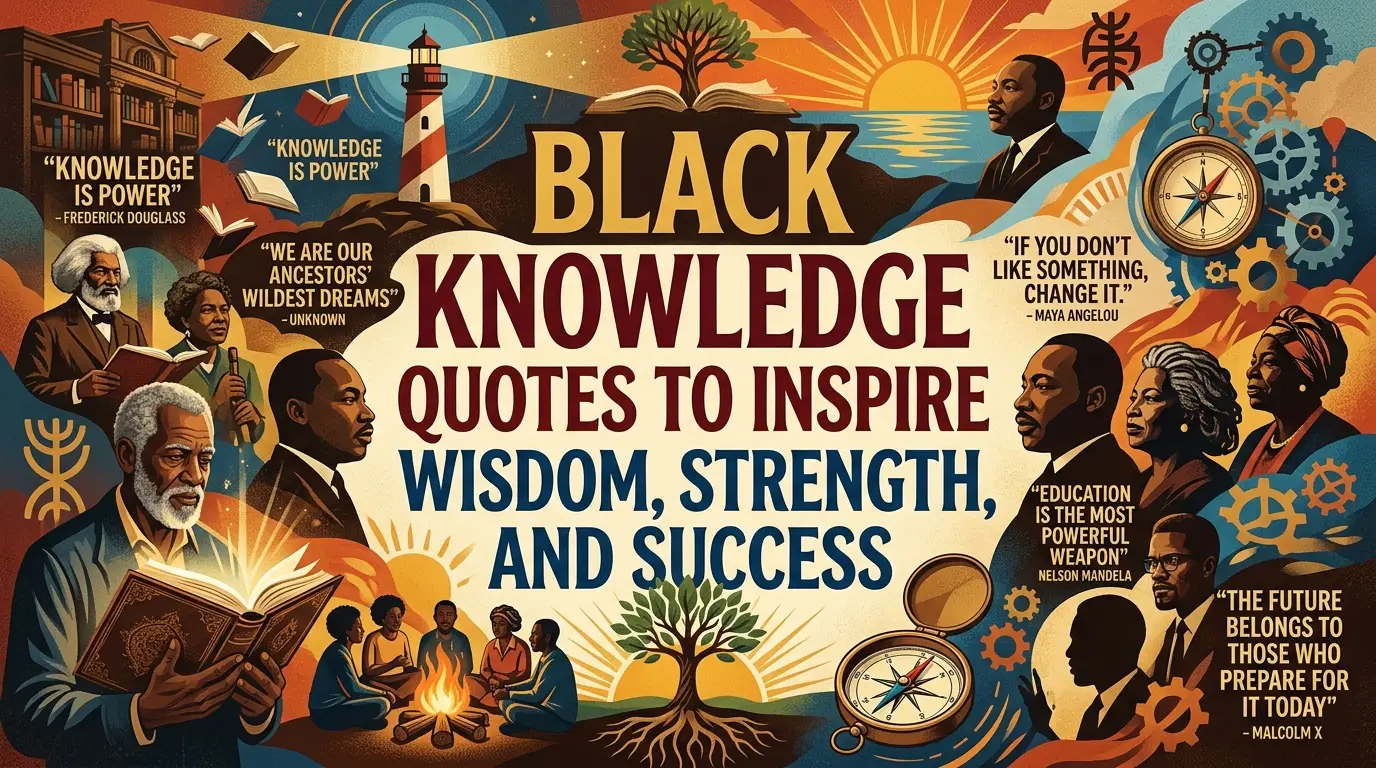 Black Knowledge Quotes to Inspire Wisdom, Strength, and Success