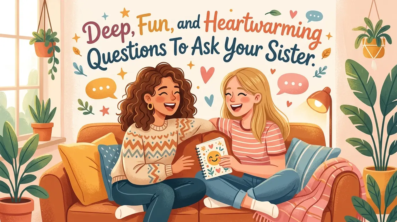 Deep, Fun, and Heartwarming Questions To Ask Your Sister