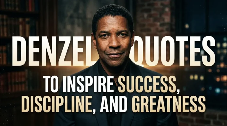 Denzel Quotes to Inspire Success, Discipline, and Greatness