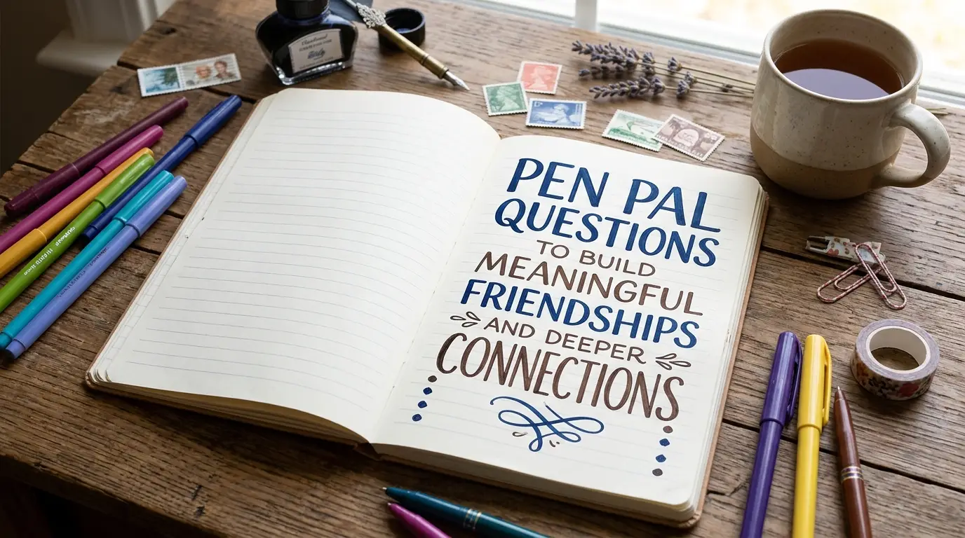 Pen Pal Questions To Build Meaningful Friendships And Deeper Connections