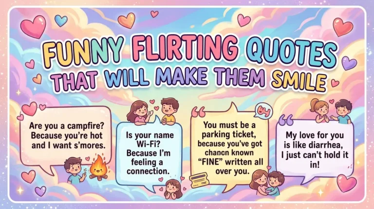 Funny Flirting Quotes That Will Make Them Smile