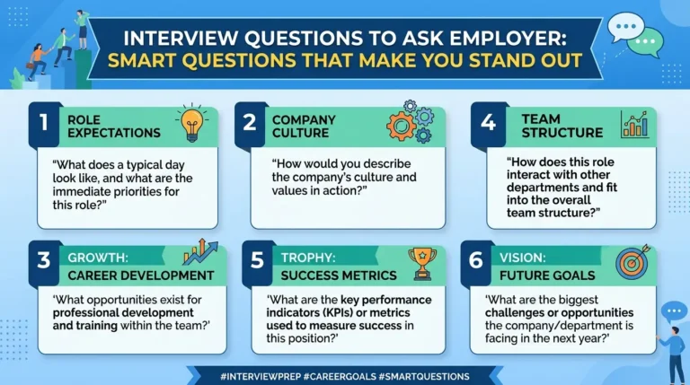 Interview Questions To Ask Employer: Smart Questions That Make You Stand Out