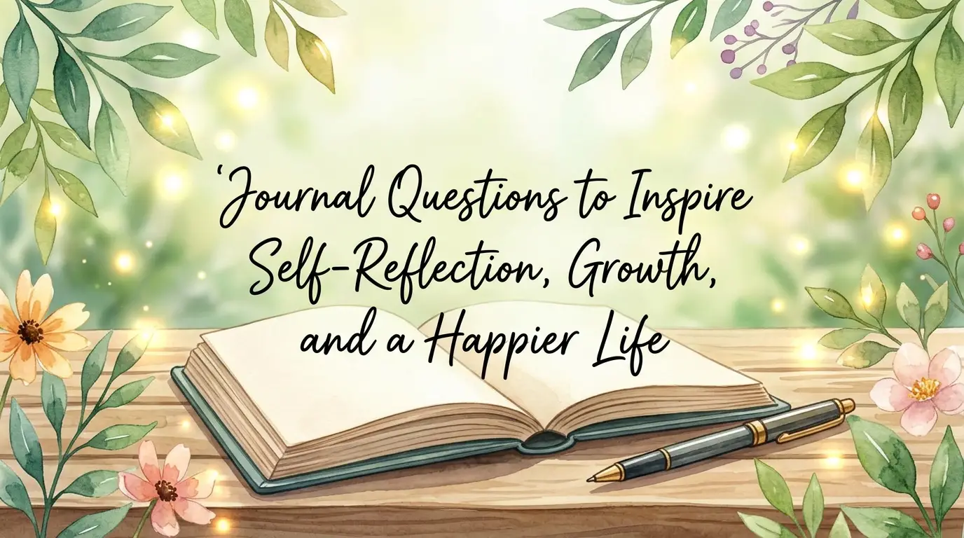 Journal Questions to Inspire Self-Reflection, Growth, and a Happier Life
